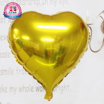 18寸心形铝膜铝箔气球 结婚婚礼会场派对婚房