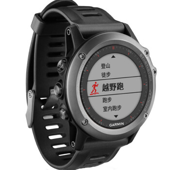 佳明（GARMIN）Fenix3飞耐时3 GPS多功能登山跑步表智能户外表游泳防水表 炫黑版无心率带
