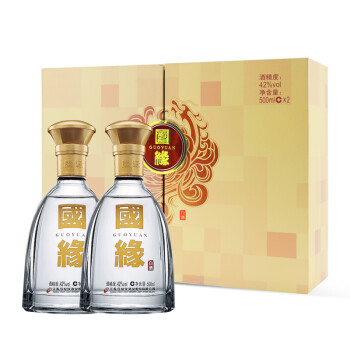 今世缘 国缘 对开礼盒 42度500ml*2  浓香型 白酒