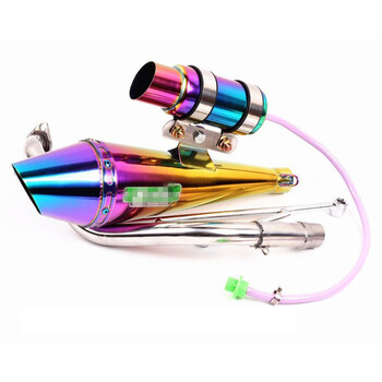 沃达迈 摩托车排气管鬼火125改装排气管福喜卡