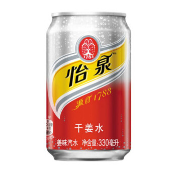 【鹏森德瑞】怡泉 干姜水330ML*24罐 整箱装