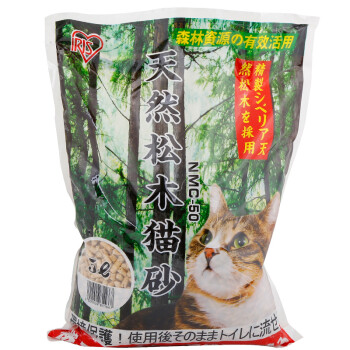 【京东超市】爱丽思IRIS 天然松木猫砂除臭吸水无尘环保易分解 NMC-50 5L