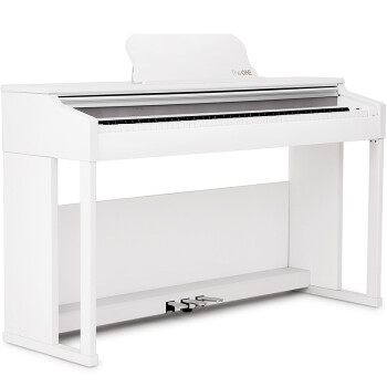 The ONE智能钢琴 数码电钢琴 重锤88键 多功能全键盘　成年人儿童乐器 忠贞纯爱版-白色
