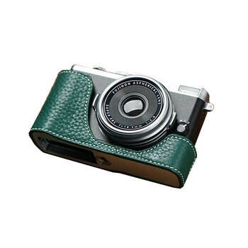 索顺富士X70 相机皮套 真皮手工制 相机套 半套