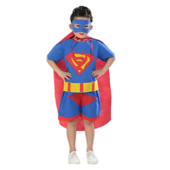 万圣节儿童超人环保服装演出服女超人子时装秀走秀表演服 超人(男款)