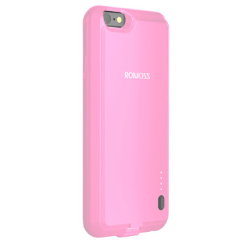 罗马仕（ROMOSS）En Case 6P樱花粉色 iPhone6Plus /6S Plus 背夹电池