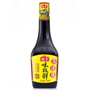 【京东超市】海天 味极鲜 特级 酱油 750ml
