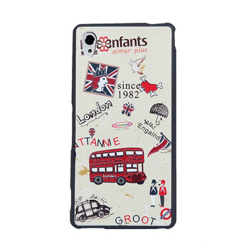 钢化膜)浮雕手机壳保护套软硅胶套E2303\/E23