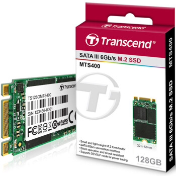 创见(Transcend)MTS400 128G M.2 2242固态硬盘