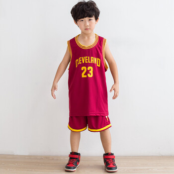 儿童款骑士队队服23号詹姆斯球衣套装篮球服