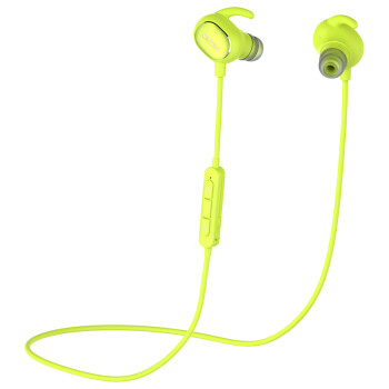 QCY QY19 魅影 运动蓝牙耳机 无线耳麦 立体声音乐蓝牙耳机 迷你智能4.1 苹果小米通用 绿色
