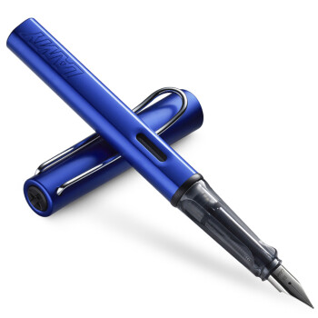 凌美(Lamy)钢笔墨水笔 AL-star恒星系列皇家蓝 标准F尖