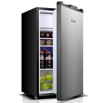 凡萨帝（FASATO) BC-96 小冰箱单门 迷你冰箱 家用 小型电冰箱 冷藏冰箱 哑光银