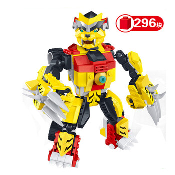 星钻积木 猪猪侠五灵卫拼装拼插积木模型玩具