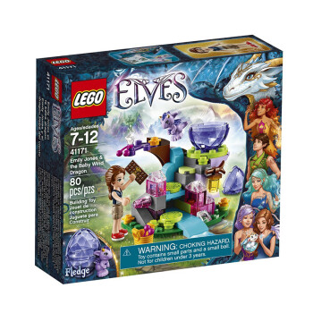 LEGO/乐高 精灵Elves 41171 琼斯艾美丽和风龙宝宝