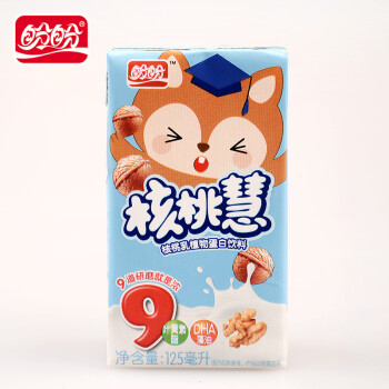 盼盼食品核桃慧乳饮料125mlx4盒儿童奶类牛奶乳品饮料