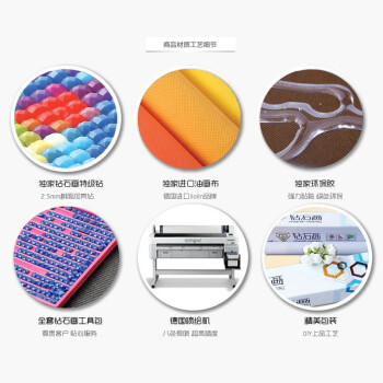 钻石画钻石绣满钻5d客厅方钻钻石十字绣点钻粘钻水钻客厅贴钻贴画新款钻绣满贴 加亮超闪钻  效果更炫 推荐