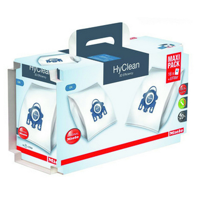 美诺（MIELE）HyClean GN 4.5L 16只装吸尘器集尘袋 积尘袋 量贩装 适用C1/C3系列