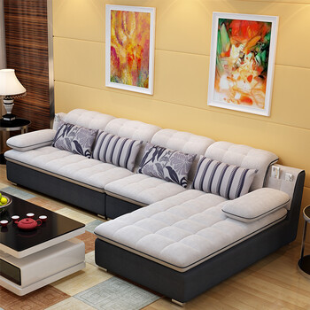 歌尼思沙发 布艺沙发 客厅组合沙发转角沙发 5