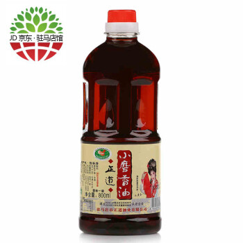 【驻马店特产馆】正道小磨香油800ml 大桶超值装芝麻油石磨工艺