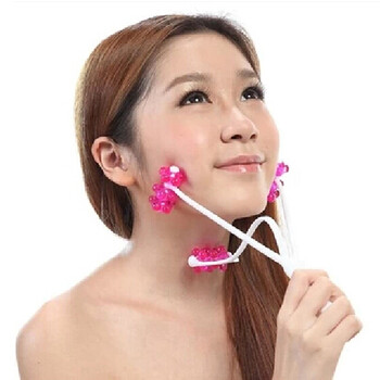 
                                        达贺 脸部按摩器 颈部下巴二合一 滚轮按摩器 8158                