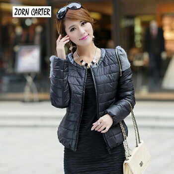 ZornCarter2014秋冬<em>新款女装</em>小<em>棉袄</em>短款<em>外套</em>女