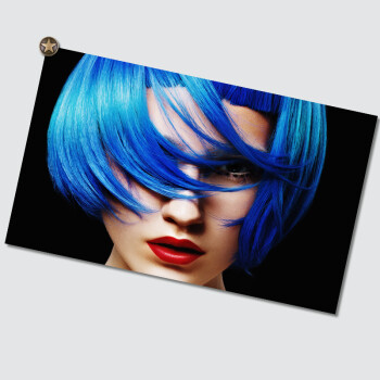 居梦坞欧美创意发型海报个性理发店装饰画发廊美发店发型工作室艺术挂