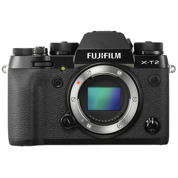 富士（FUJIFILM）X-T2 黑色 微单电机身 2430万像素去低通 4K 镁合金防滴防尘 多向折屏 双高速卡槽