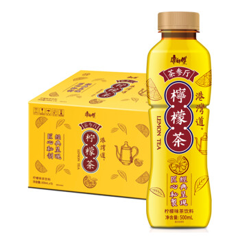 康师傅茶参厅500ml*15瓶柠檬茶饮料饮品整箱新品上市,降价幅度36.2%