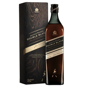 【京东超市】尊尼获加（JOHNNIE WALKER）洋酒 黑牌醇黑调配苏格兰威士忌700ml