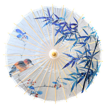 中国风油纸伞简笔画