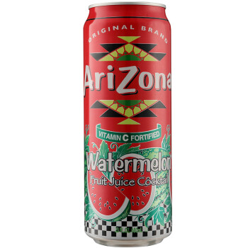 加拿大进口亚利桑那(arizona)果味饮料 - 西瓜口味(680ml)