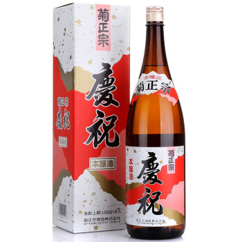 【京东超市】菊正宗 洋酒 庆祝本酿造清酒 1.8L