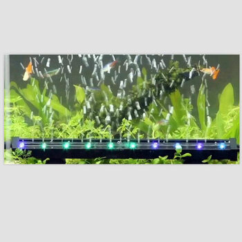 中小型鱼缸灯水族箱LED气泡灯 潜水水族灯蓝