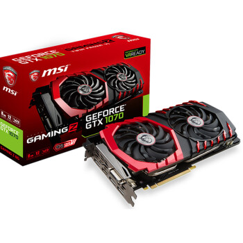 微星 MSI GTX 1070 GAMING Z 8G 256BIT GDDR5  PCI-E 3.0 显卡