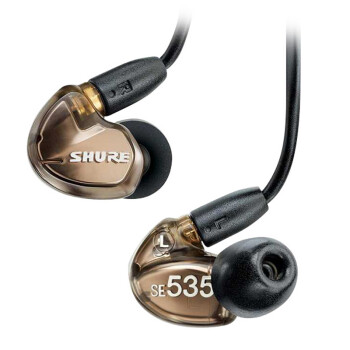 Shure/舒尔 SE535 红色限量 入耳式耳机三单元动铁耳塞 货到付款 京东派送 碳金色