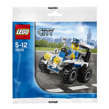 X3 LEGO乐高城市CITY 积木拼插启蒙早教益智玩具男孩女孩礼物 袋装 警用沙滩车30228