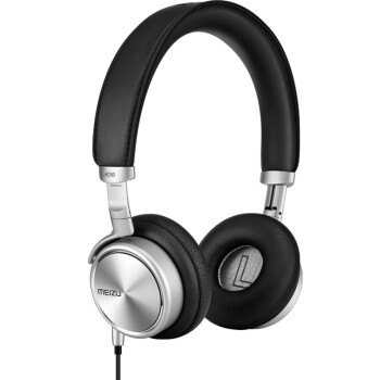 魅族（MEIZU）HD-50 便携头戴式音乐耳机 银黑色 带麦 降噪 佩戴舒适