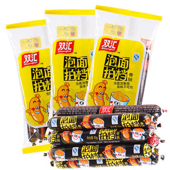 双汇泡面拍档搭档泡面伴侣香肠火腿肠烤肠 泡面拍档240g*3袋