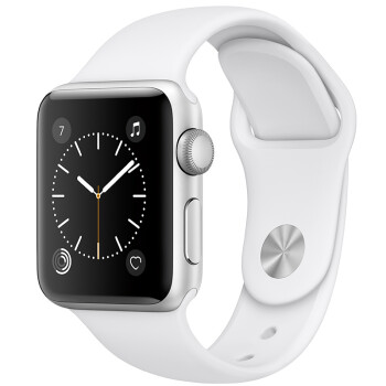 Apple Watch Sport Series 2智能手表(42毫米银色铝金属表壳搭配白色运动型表带 MNPJ2CH/A）