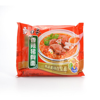 1月新货 白象 猪面 香辣猪骨面 24袋/箱 方便面泡面 速食面速食面 干