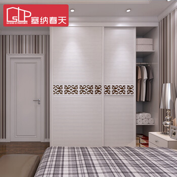 塞纳春天衣柜推拉门整体衣柜全屋定制壁柜移门柜体 元/一平方 连门带