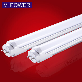 
                                        V-POWER led日光管T8分体化灯管 节能省电 高亮度高节能支架LED光管T8分体 0.6米(8W正白光)_分体                
