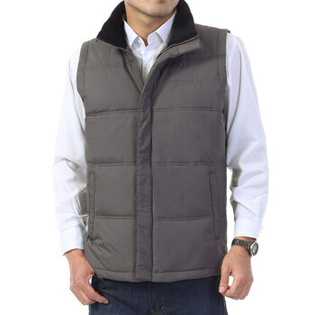 依淘橱柜 2014<em>中老年男士棉马甲</em>绒领纯色加厚