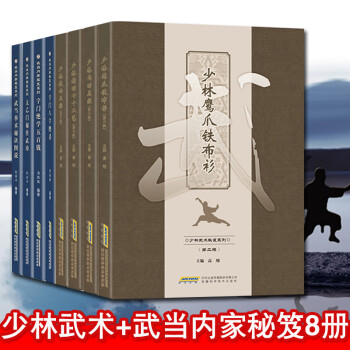 少林武术书籍 少林鹰爪铁布衫等4册 武当内家秘笈系列经典珍藏版 字门