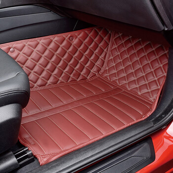 五福金牛 汽车脚垫全包围 厂家定制直发 酒红色
