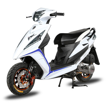 鹰仕莱鬼火三代战速踏板车助力车男女烧油摩托