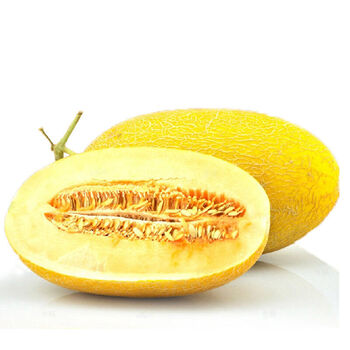 夏日田园 新疆黄皮哈密瓜2个 单重2-2.5kg新鲜