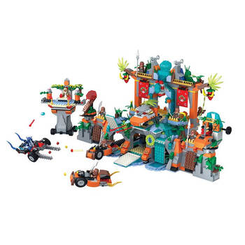 卫乐积木魔幻西游系列拼装模型女娲石方寸山香