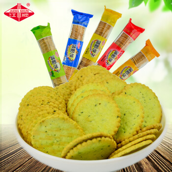 江顺薄脆饼干1200g 零食饼干糕点早餐食品批发 牛肉香葱味60g*20袋